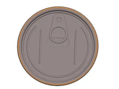 Aluminium lid 83mm Free 3D model
