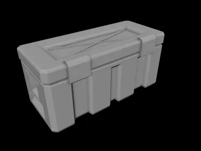 simple Box Free 3D model