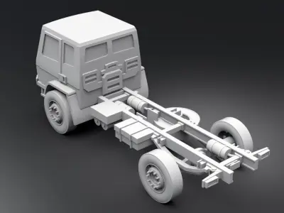 DAF T244 scale model 3D print model
