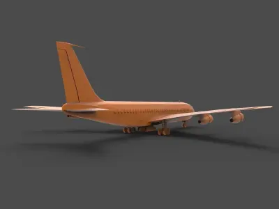 BOEING 707 3D print model purchase
