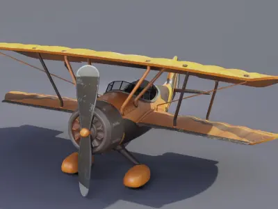 Mighty Hawk Aircraft  3D model
