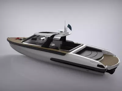 Speed boat 3D model
