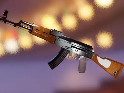 AK-74 ak - rifle 3D model