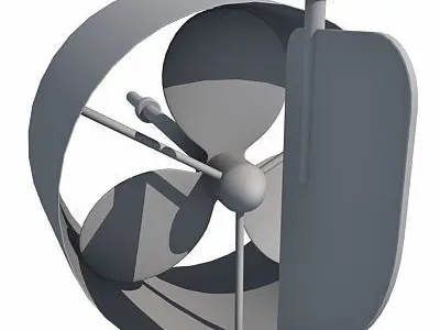 Detailed Propeller 4 3D model