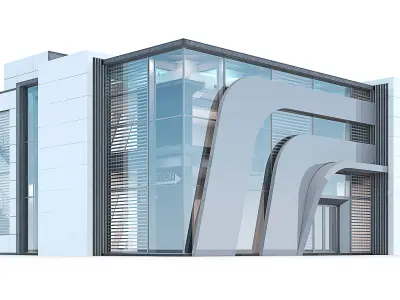 Office Building 3 3D model buy