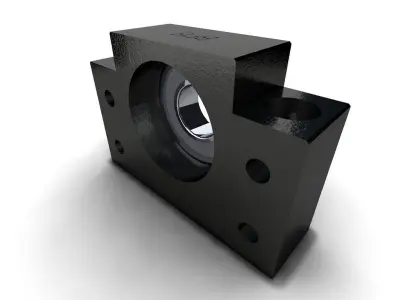 BF15 supports 3D model