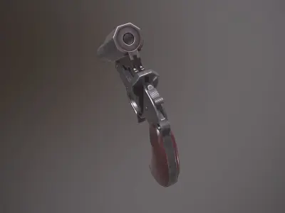 WWII Grenade Launcher Low-poly 3D model