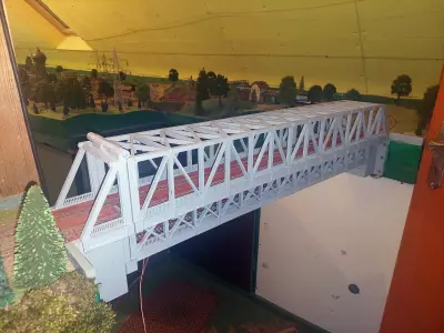 Bridge Entrance to Railway Model 1-87 FDM 3D print model