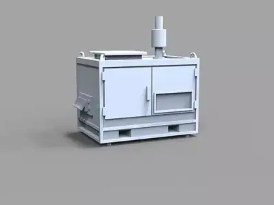 Generator portable toilet 3D print model