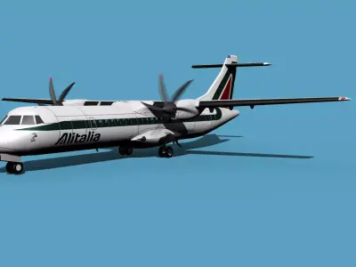 ATR  ATR-72-600 Alitalia 3D model