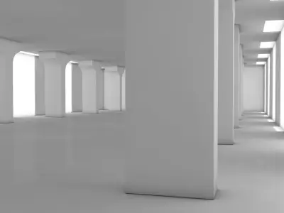 Sci Fi Warehouse 3D model purchase