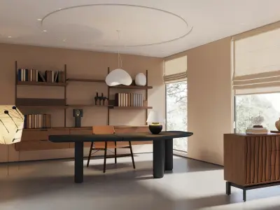 office room 3D model 26
