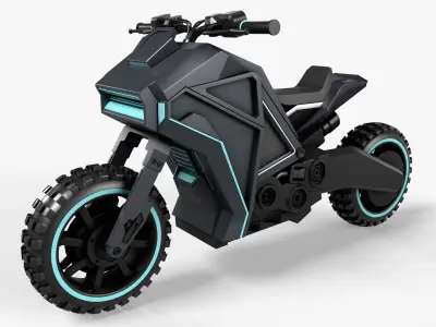 Adventure Motorcycle 3D model order