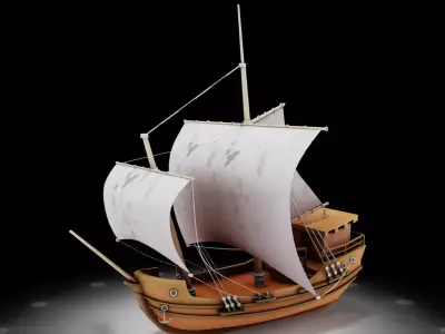 Small Ship 3D model purchase