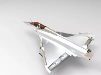 dessault mirage 2000 1 3D model