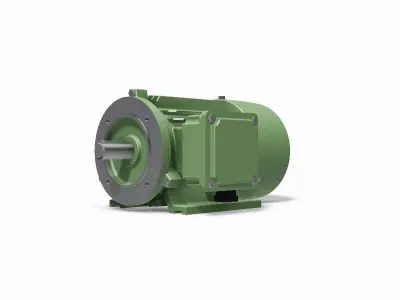 90L B34b Right IEC electric motor - 3D CAD model 3D model