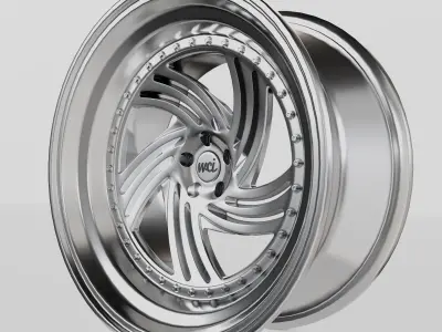 WATERCOOLEDIND SB10 Wheel Low-poly 3D model