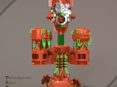 Time Machine 3D model purchase