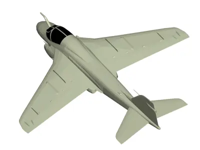 Grumman A-6 Intruder 3D model purchase