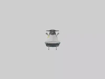 Electric Jet Ski Mode 1 Low-poly 3D model