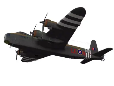 Short Stirling Mk IV 3D model