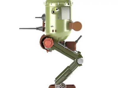 Fighting mech of the republic 3D model