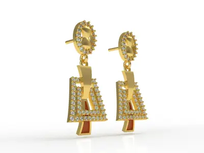 Diamond Pendant Set 50 3D print model