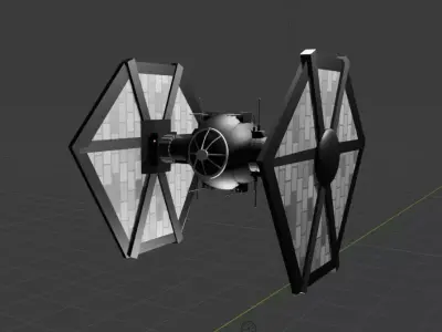 TIE-Fighter 3D model