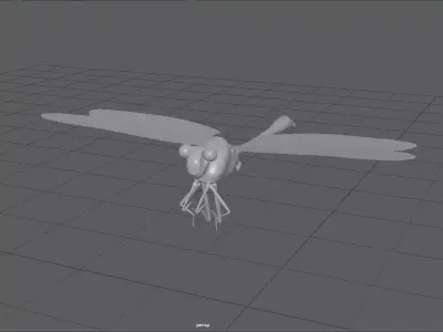 Dragon fly model 3D model