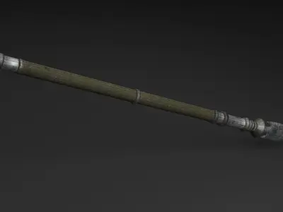 Spear weapon Free low-poly 3D model