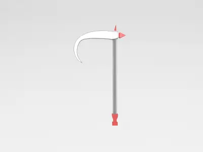 Lowpoly Sickle 005 Free low-poly 3D model