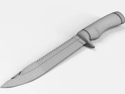 Fishing knife 3D model