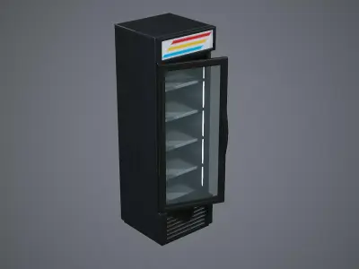 Industrial Fridge or Freezer  Low-poly 3D model