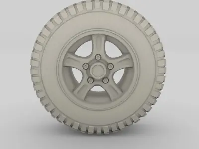 Offroad Alloy Wheel MUD 3D model