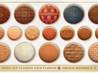 325 Stylized Textures - Mega Bundle Part 3 Texture