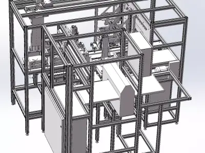 Non-standard assembly machine 3D model