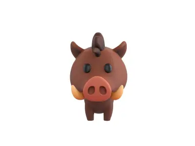 Character196 Boar 3D model