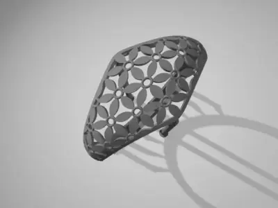 RING FLOWER Free 3D model