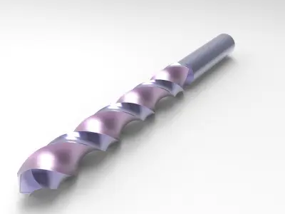 Helical Drill Bit 3D model