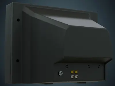 CRT Television 1 Basic  Low-poly 3D model