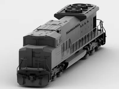 Union Pacific Train  3D model