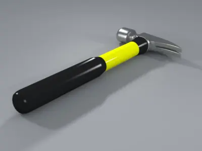 Hammer Low-poly 3D model order