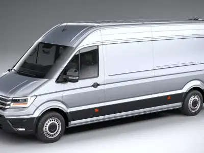 Volkswagen Crafter Long High Roof 2019 3D model