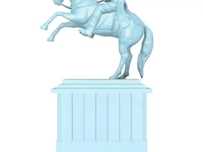 Menelik The II 3D print model