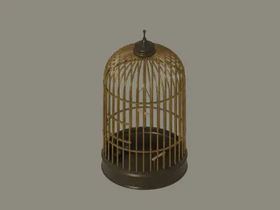 Bird Cage 3D model 3