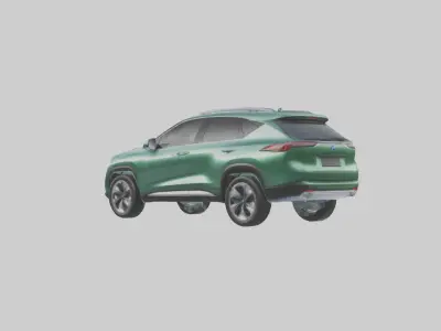Ecofriendly Hybrid SUV model 3D model