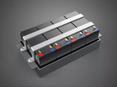 RECHARGEABLE BATTERY PACK TRAY BRACKET MOUNTING HOLDER CARTRIDGE 3D model