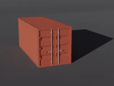 Shipping container Free 3D model