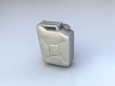 Gallon metal canister 3D model