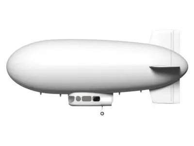 Airship 3D model purchase